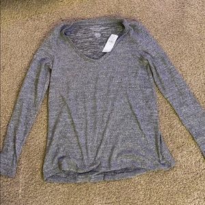 american eagle soft & sexy plush long sleeve shirt